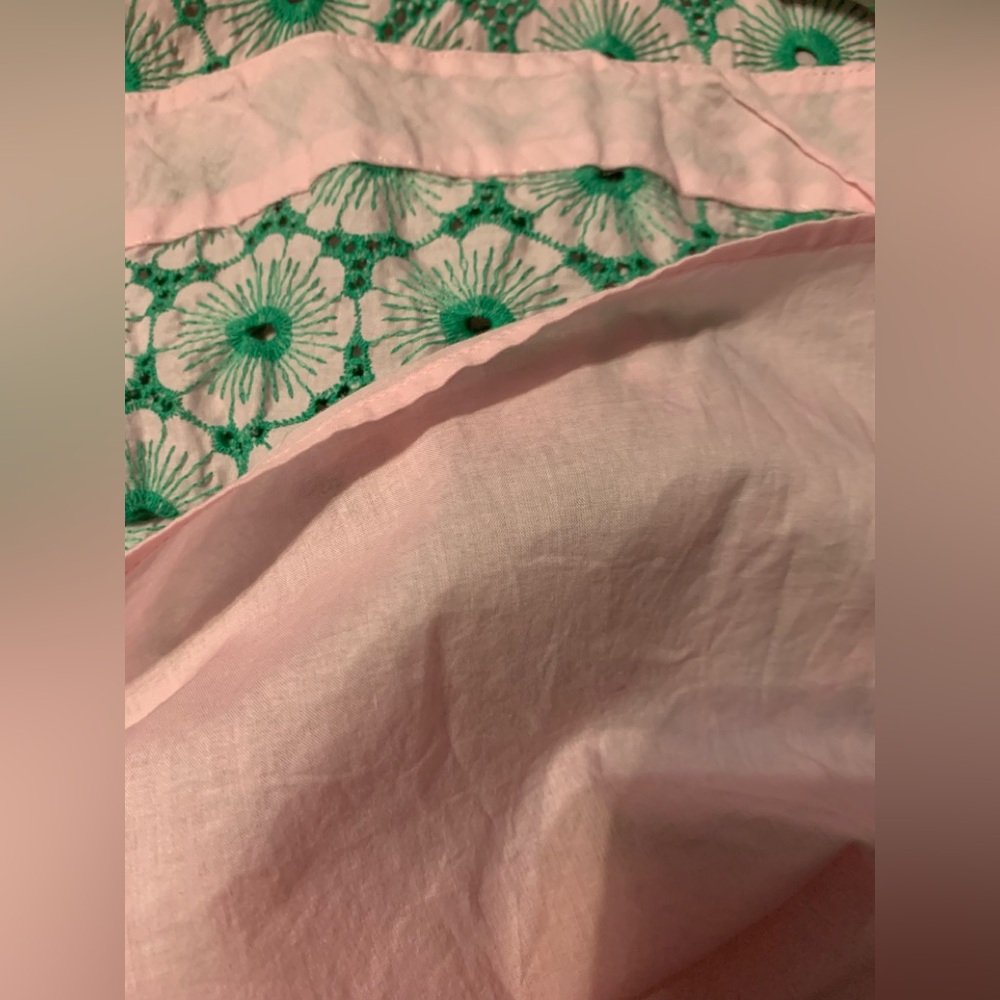 Lilly Pulitzer Vintage  Green and Pink Halter Dress - Picture 8 of 8